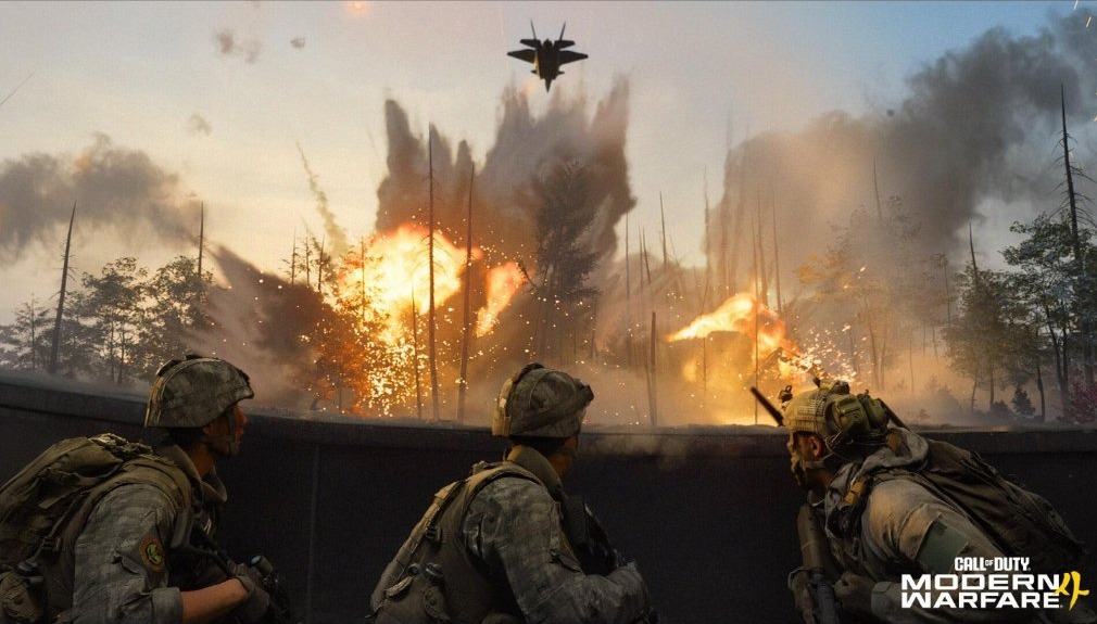 Call of Duty campaign artwork — infantry battle scene