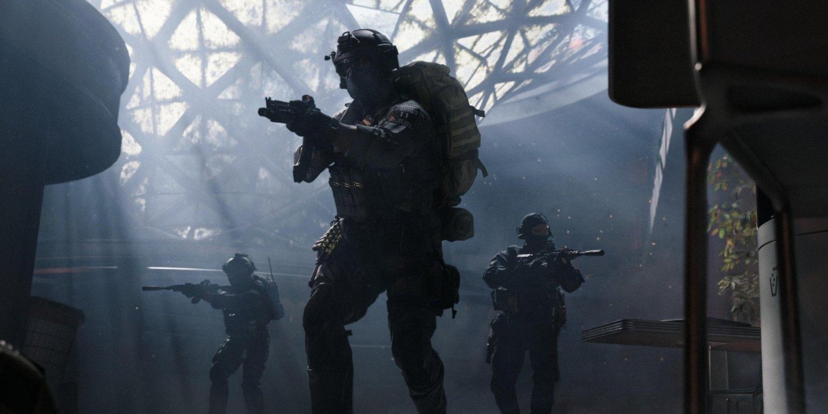 Modern Warfare operators in the field