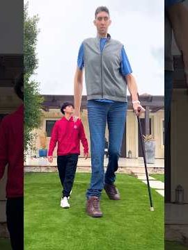 TALLEST Man In The World! — Stokes Twins short