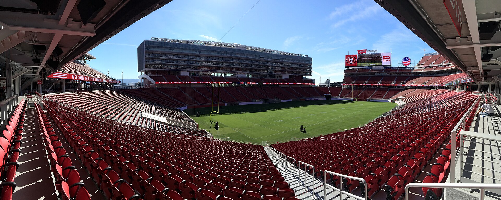 Levi's Stadium in Santa Clara, home of the San Francisco 49ers