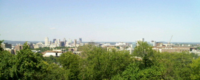 Nashville riverfront and bridges