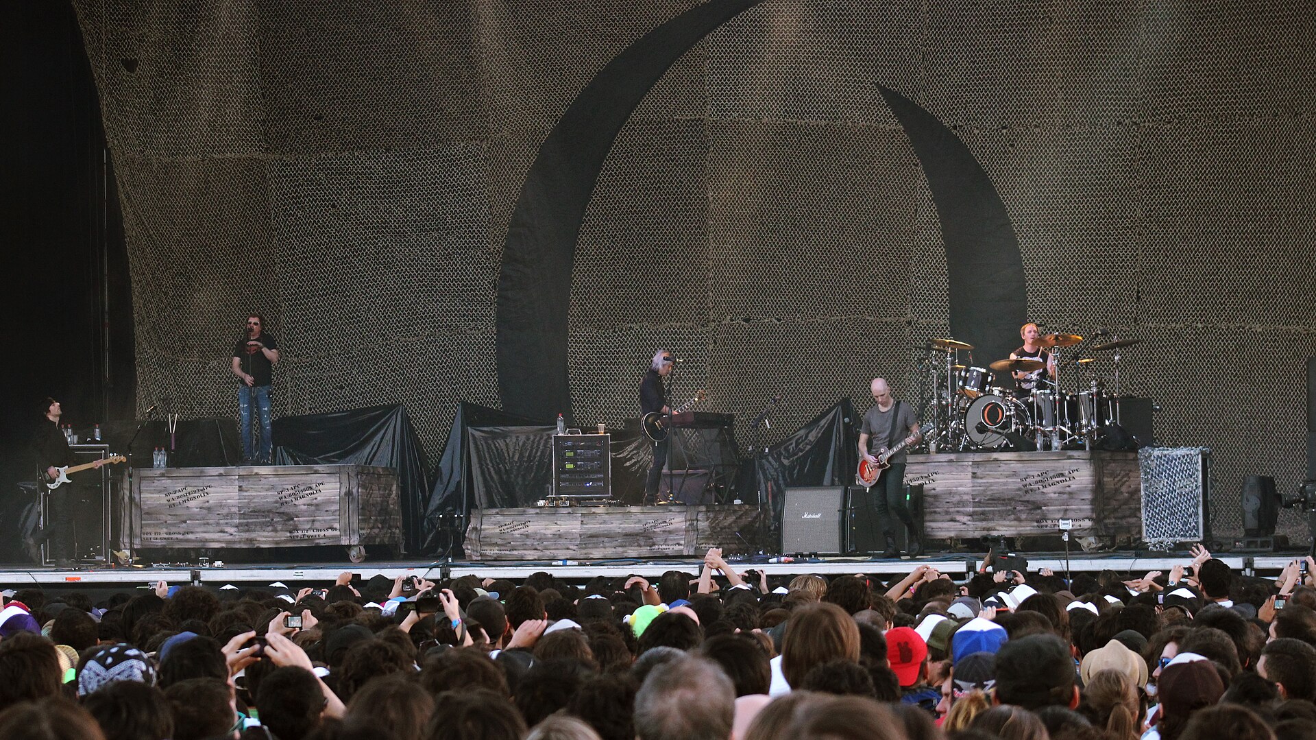 A Perfect Circle performing live on stage