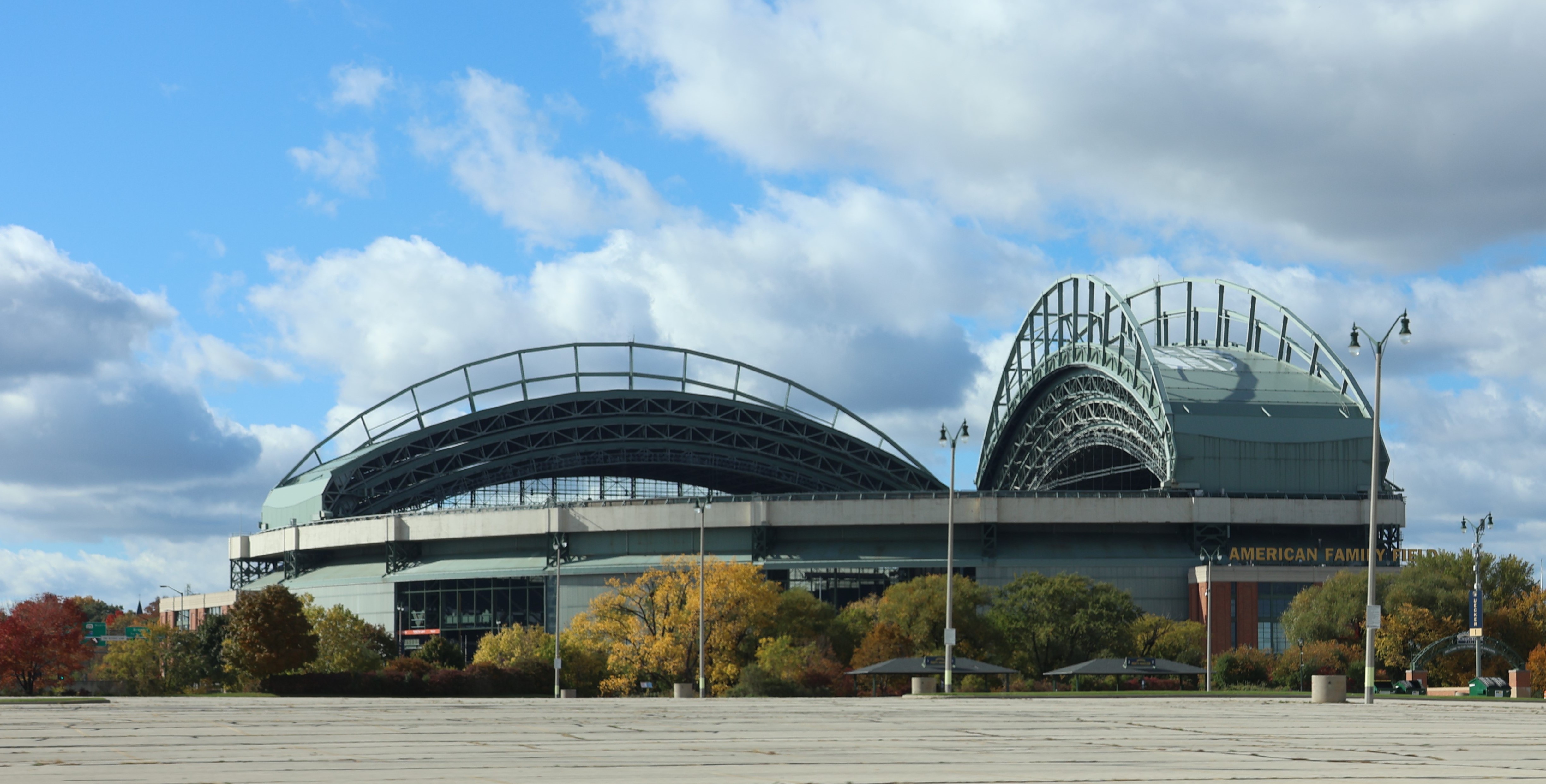 American Family Field in Milwaukee, where the Brewers host NLCS Game 1 on Sunday