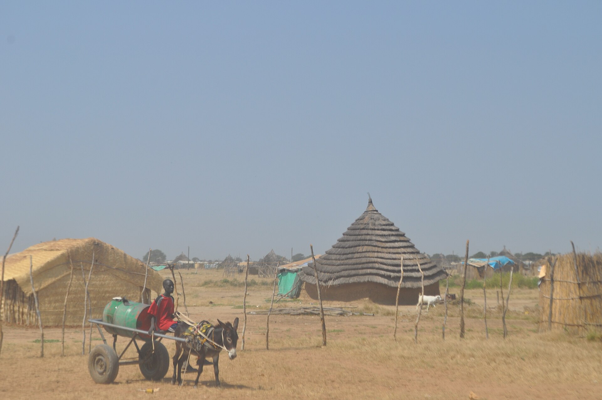 A view of Abyei town in the disputed Abyei region (file photo)
