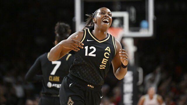 Chelsea Gray of the Las Vegas Aces