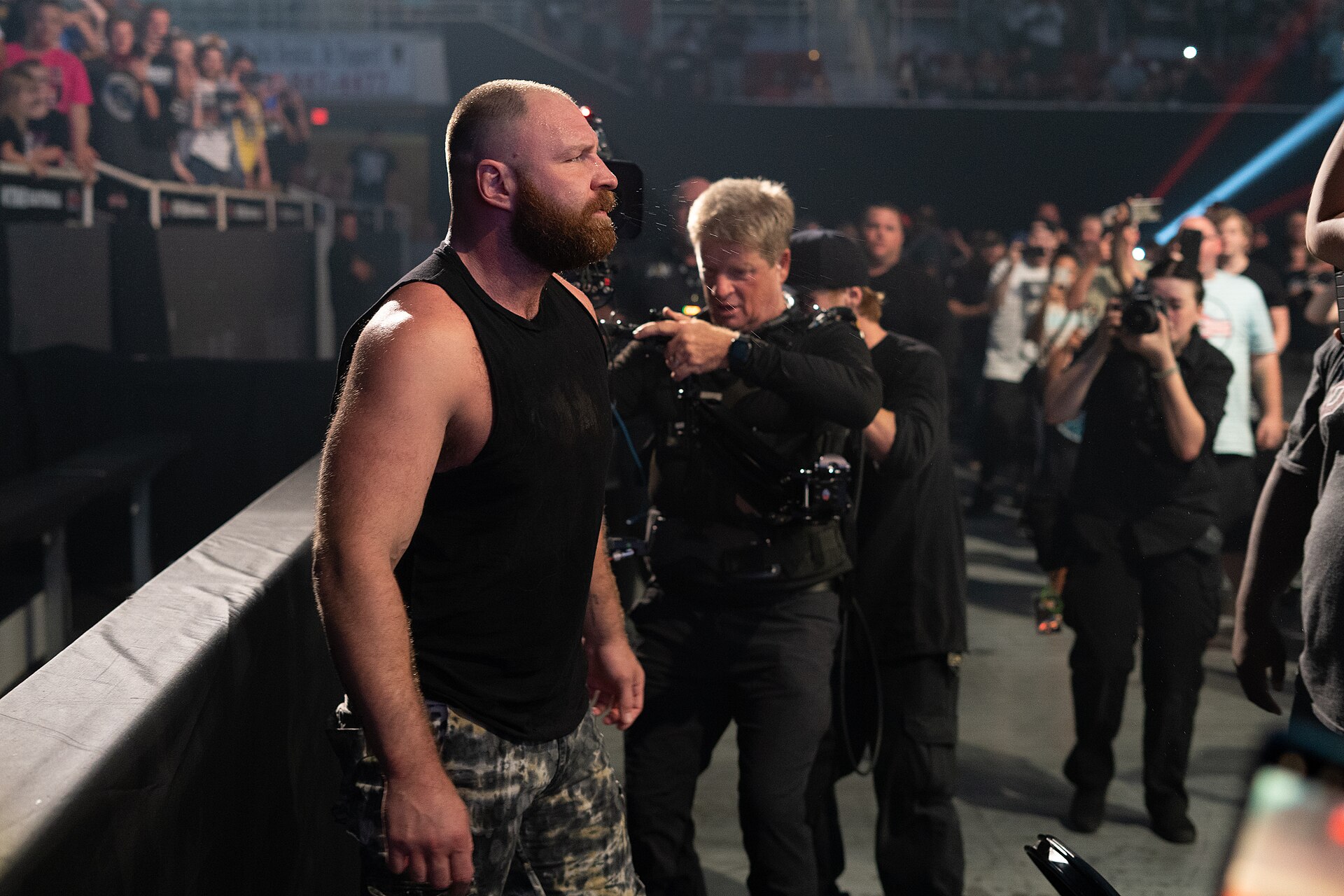 Professional wrestling championship action