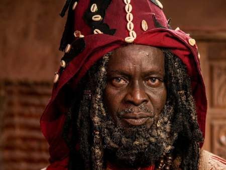 Close-up of the Isawuru character from Agbara Nla: The Return