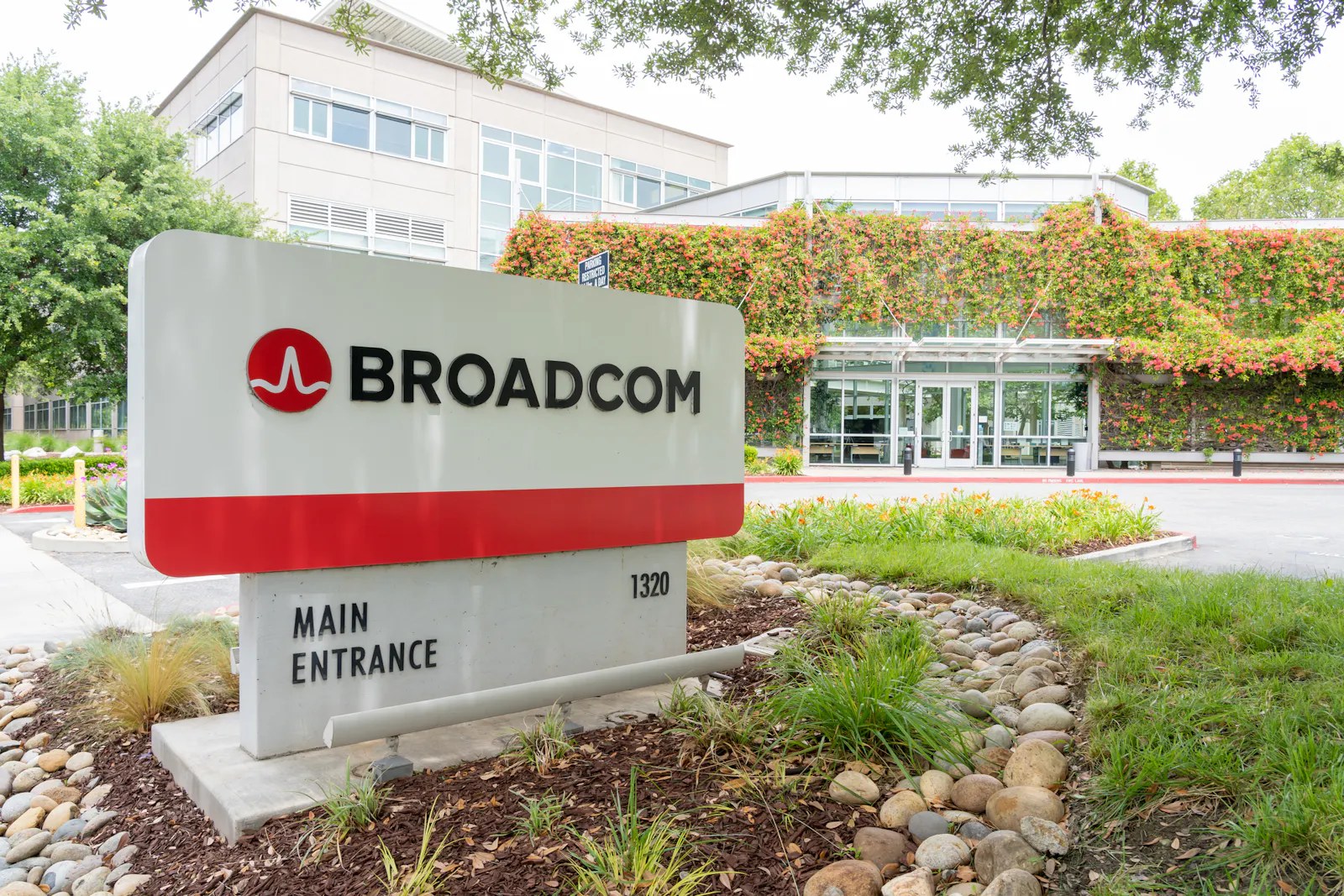 Broadcom's headquarters in San Jose, California