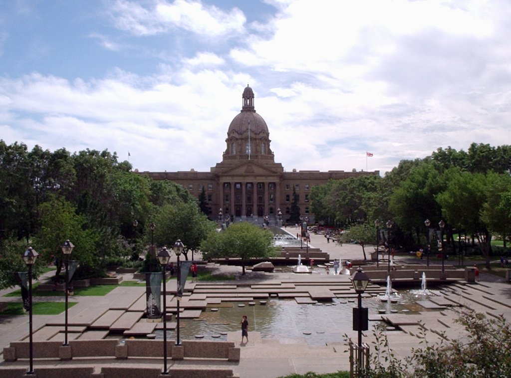 The Alberta Legislature Building in Edmonton