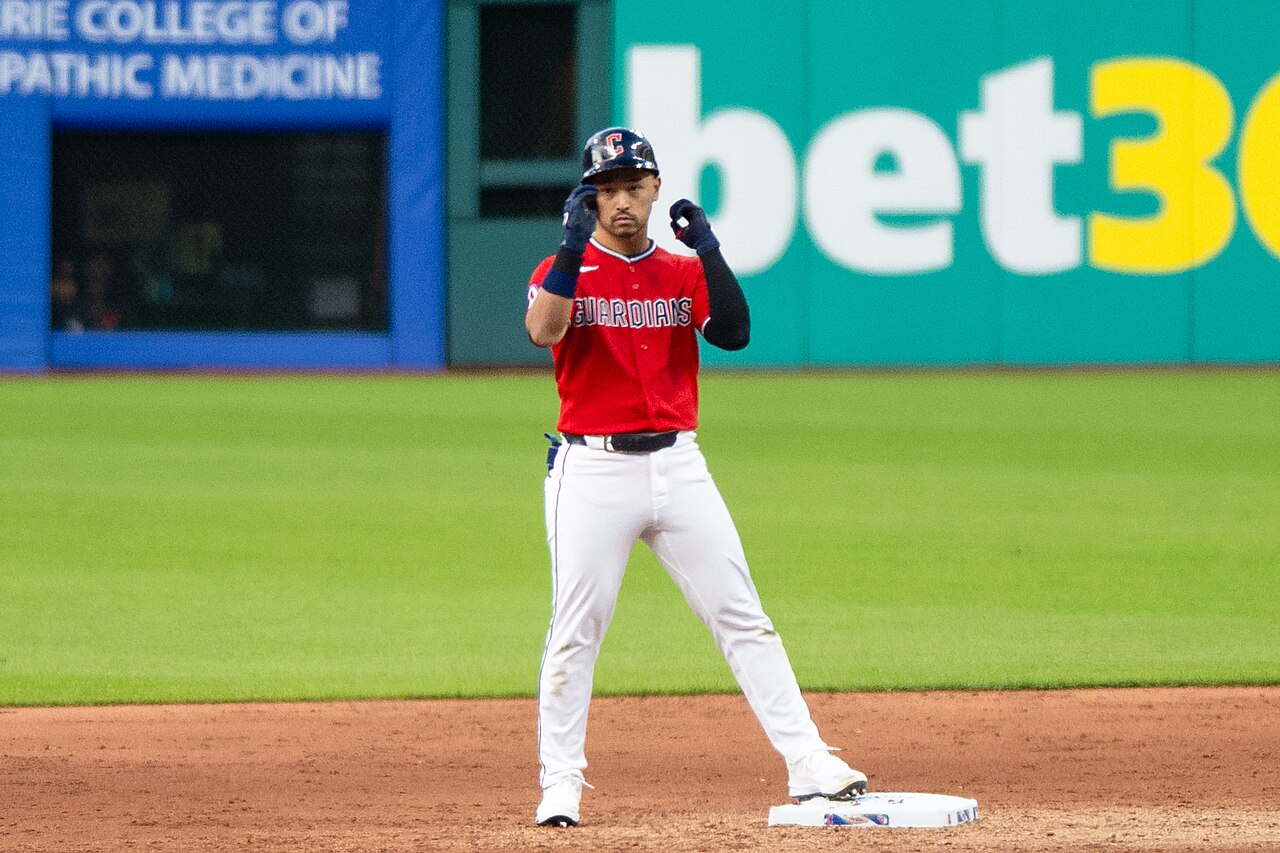 Steven Kwan of the Cleveland Guardians