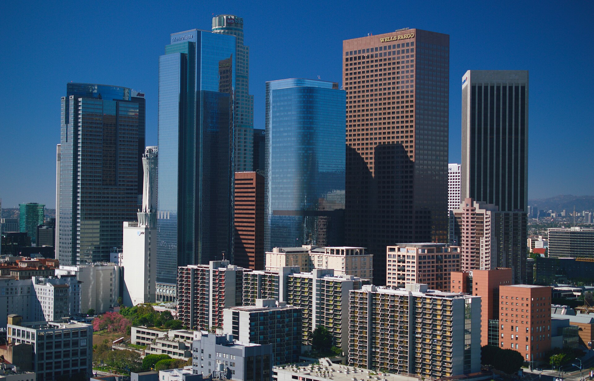 Downtown Los Angeles, home of the divorce firm Grant, Ronson & Greene in All's Fair (file photo)