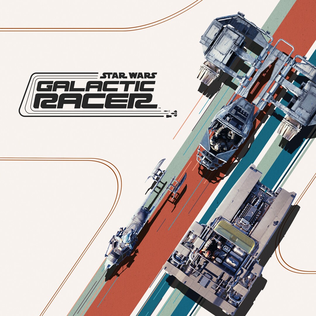 Star Wars: Galactic Racer key art — the game premieres on Amazon Luna the same day as its console release.