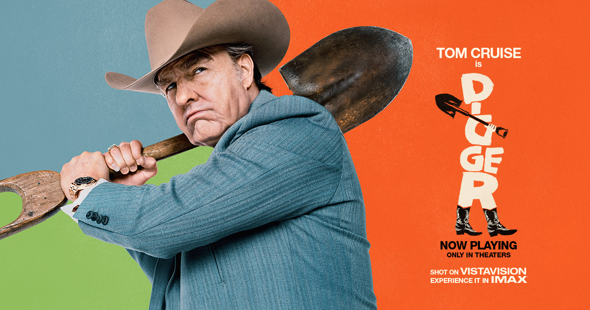 Official key art for Digger, starring Tom Cruise.