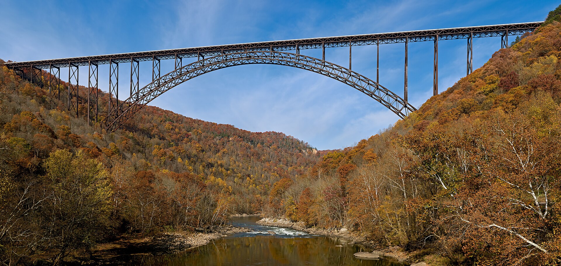 The New River Gorge Bridge in West Virginia, the state where Nscale is building its Monarch data center campus (file photo)