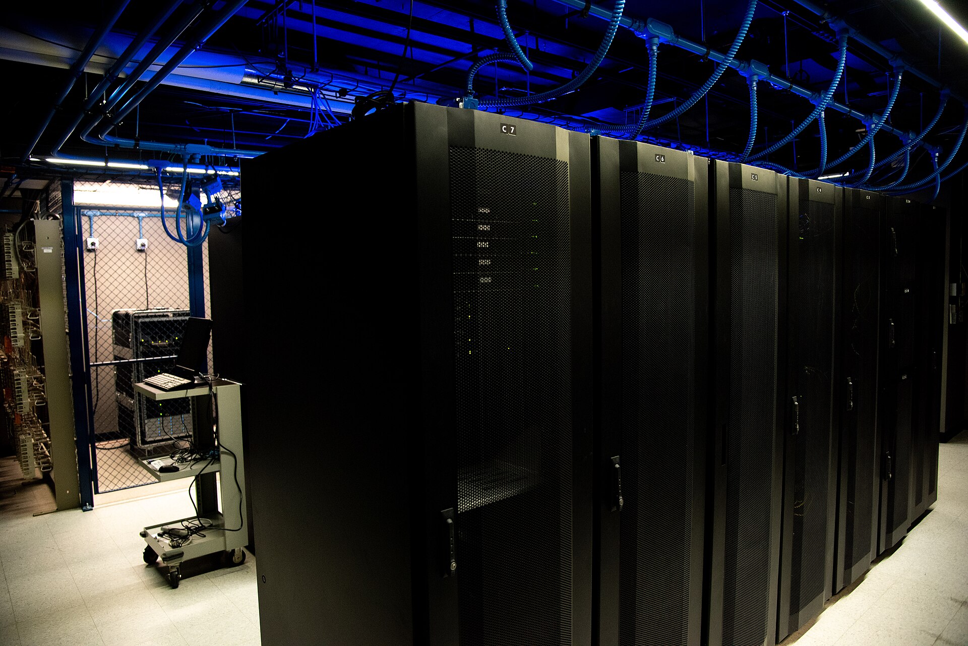 Inside a data center