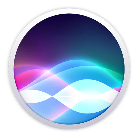 A colorful Siri illustration