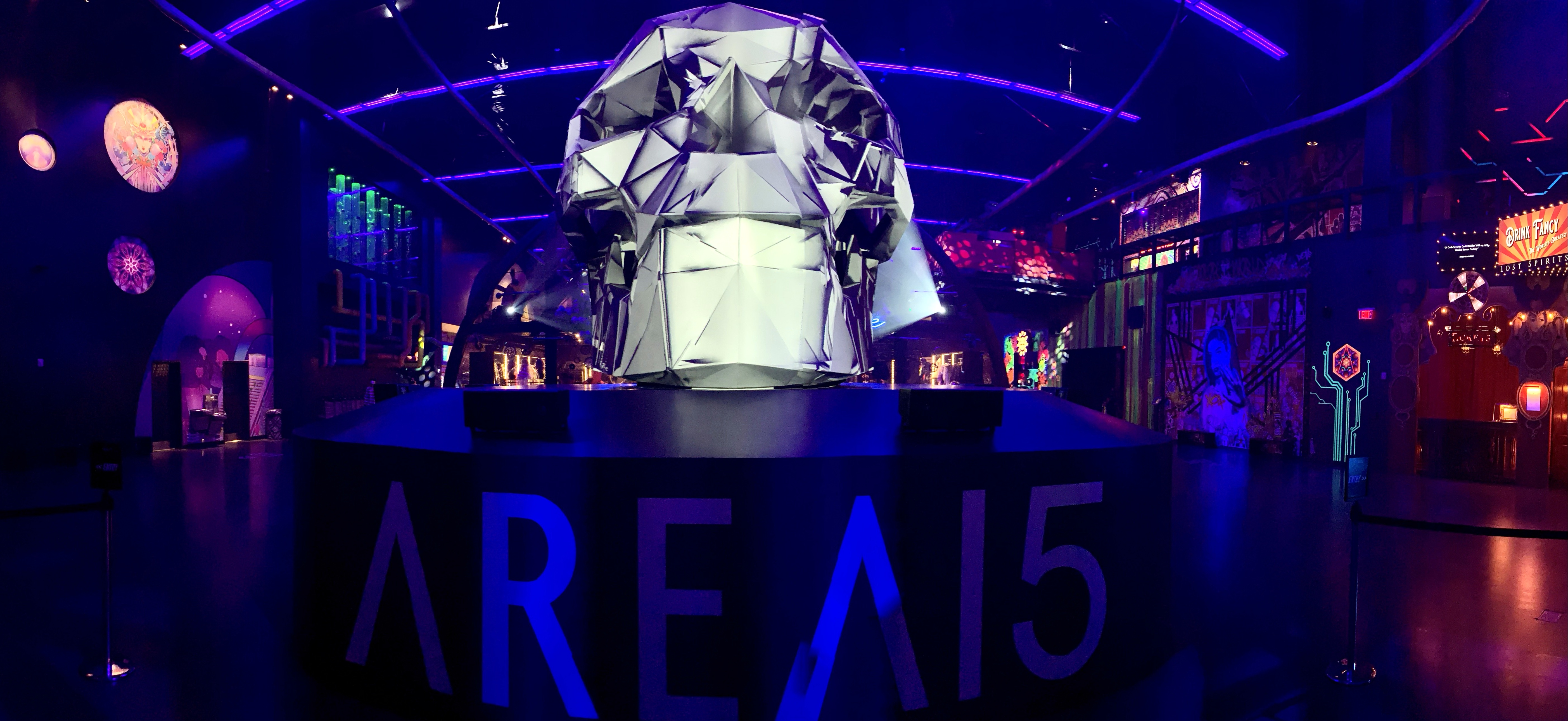 Inside Area15, the immersive entertainment complex in Las Vegas