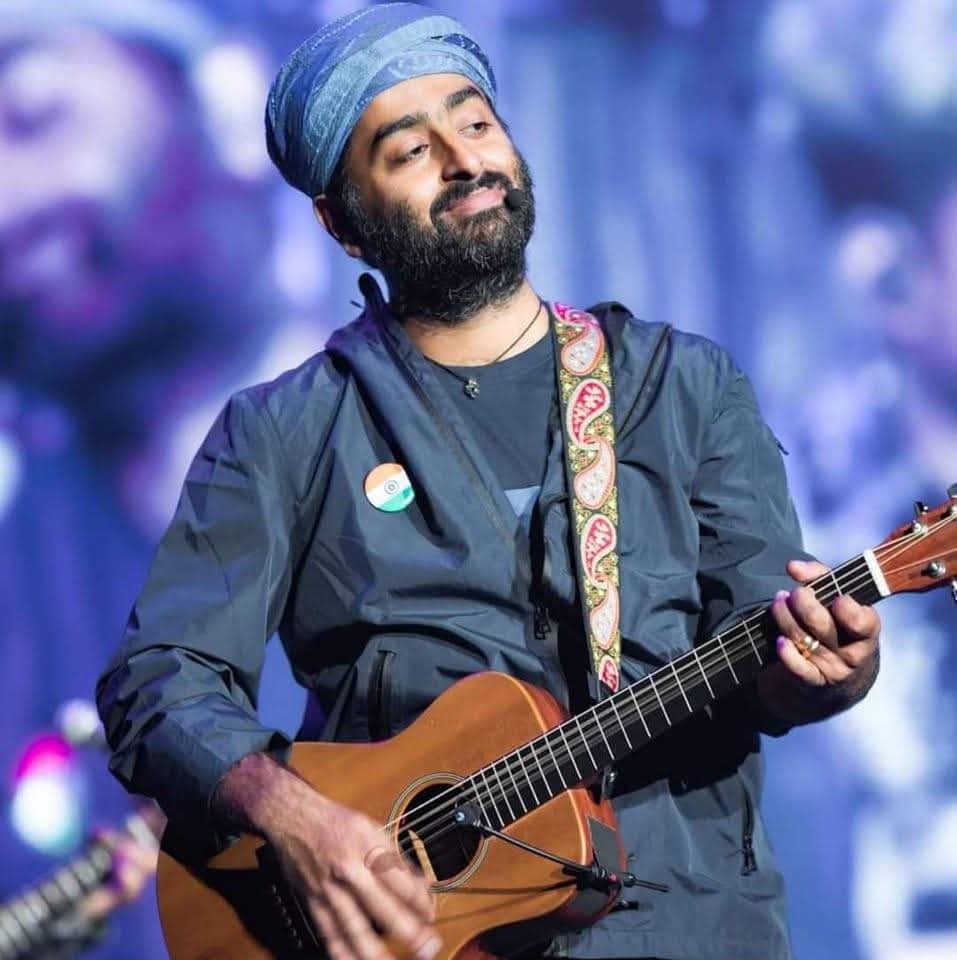 Arijit Singh performing in Chandigarh, 2025