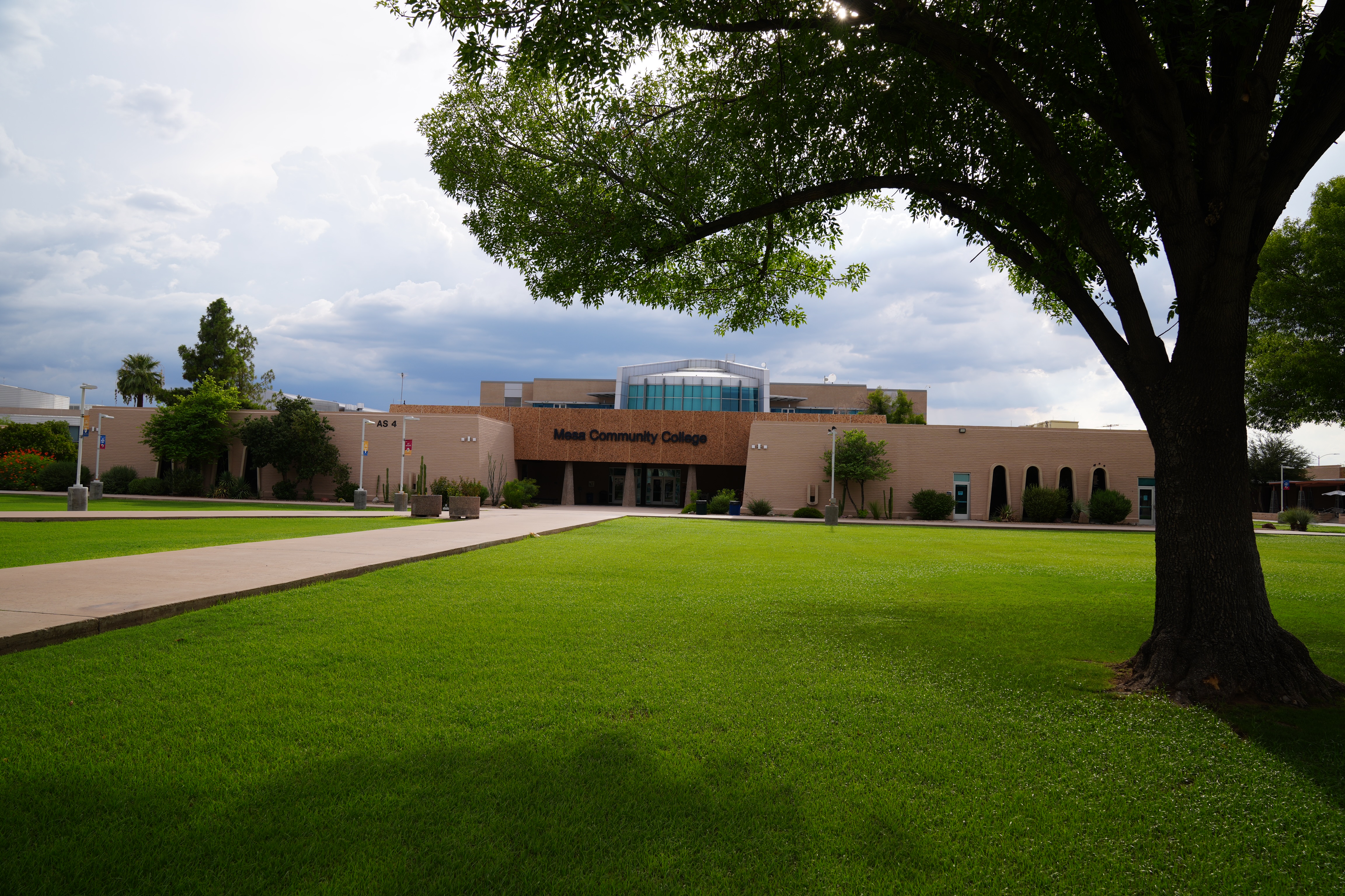 The Mesa Community College campus in Mesa, Arizona