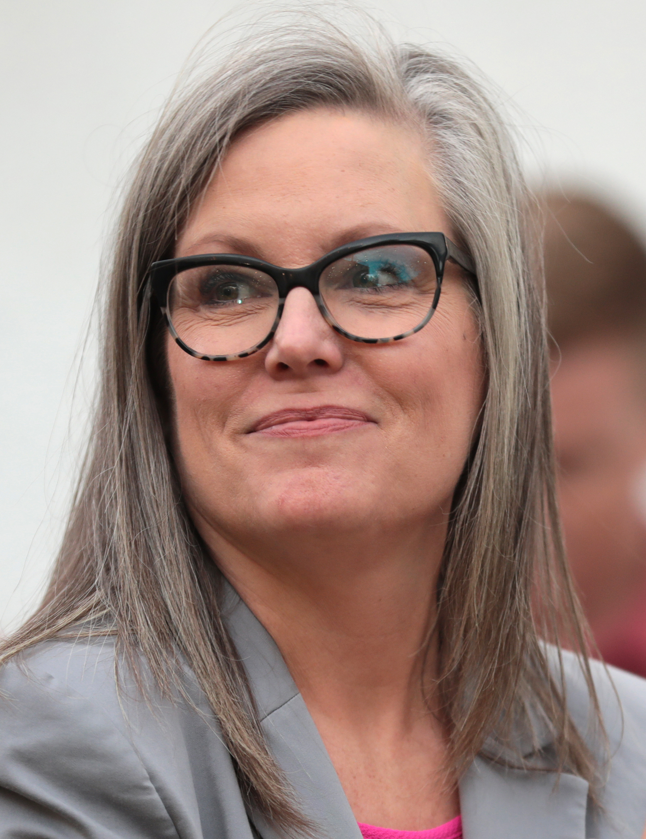 Arizona Gov. Katie Hobbs at a campaign event in Phoenix