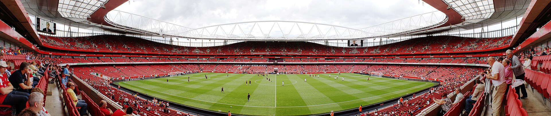 The Emirates Stadium in London, home of Arsenal