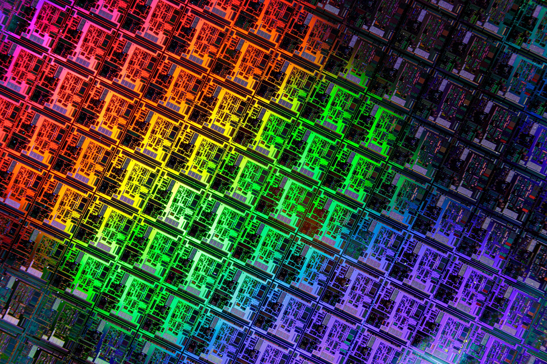 A silicon wafer used in semiconductor manufacturing