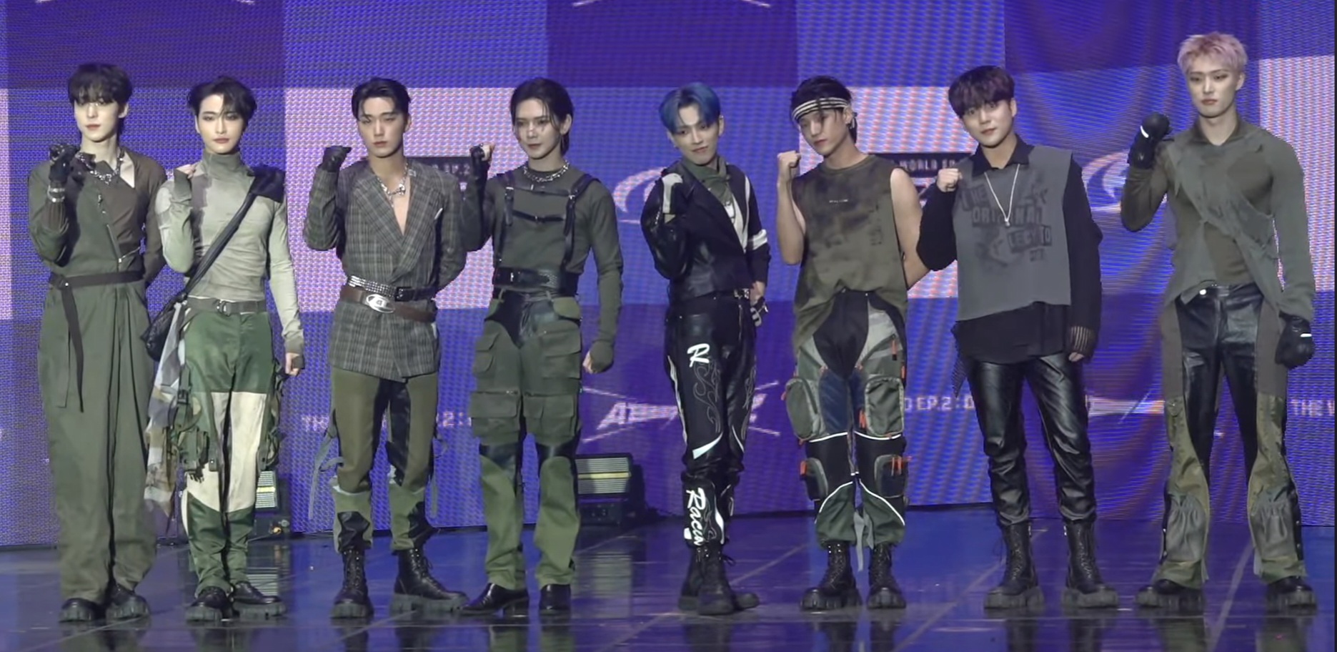 ATEEZ at a showcase