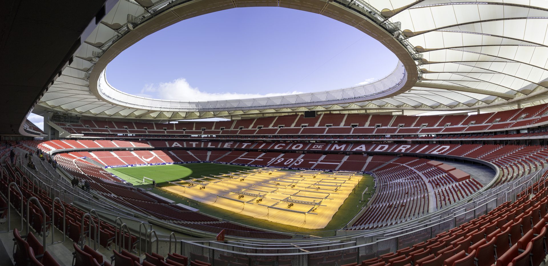 The Riyadh Air Metropolitano in Madrid, home of Atlético Madrid