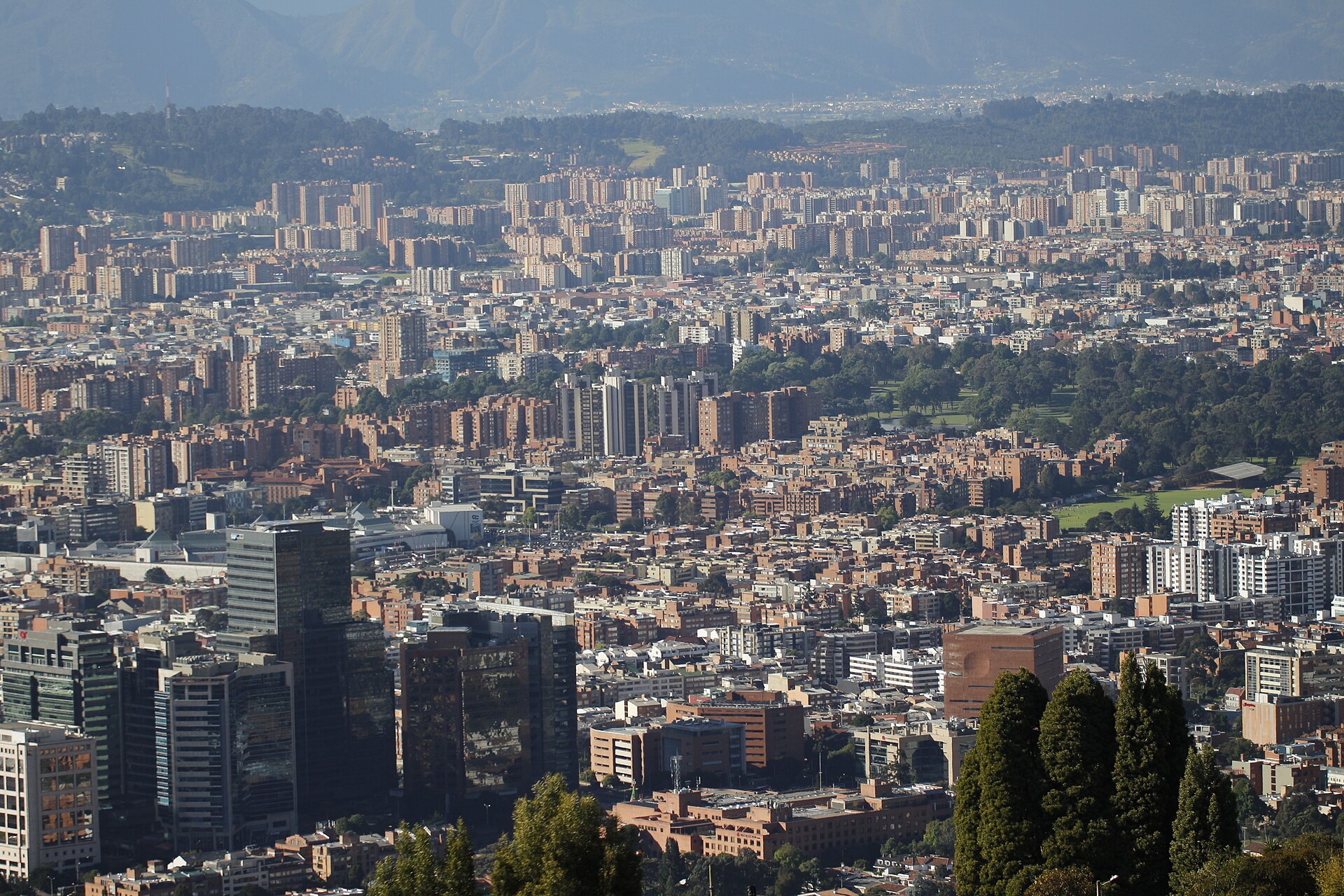 Panoramic view of Bogotá, Colombia, the home city of BALTHVS