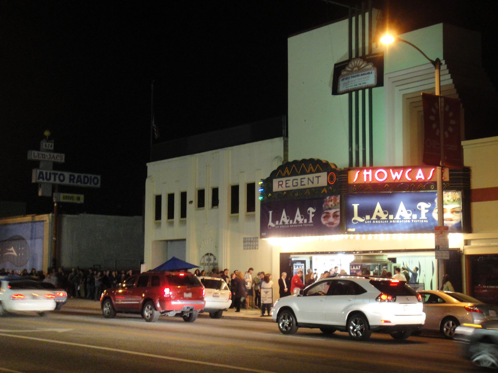 The Regent Theater in downtown Los Angeles, a stop on the BALTHVS tour