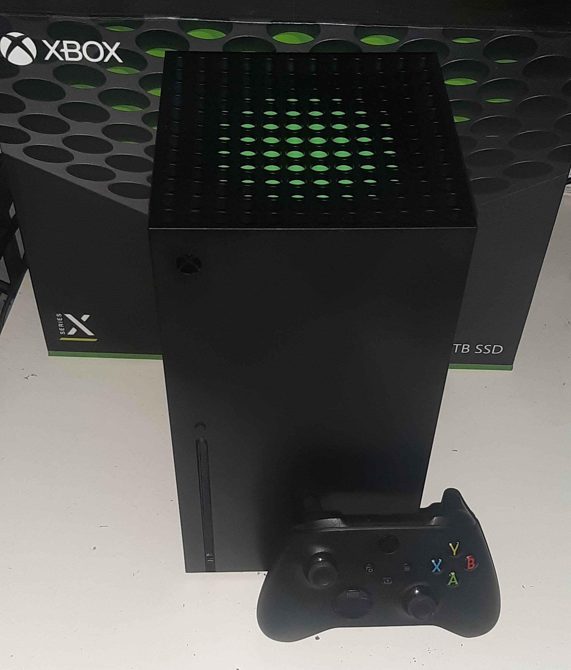 Xbox Series X console and controller