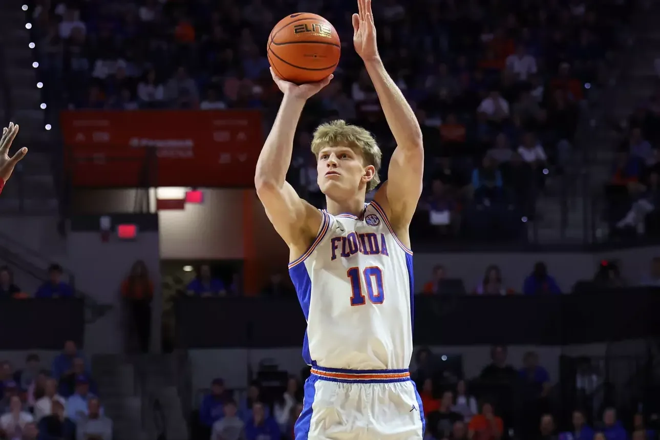 Florida forward Thomas Haugh in action for the Gators
