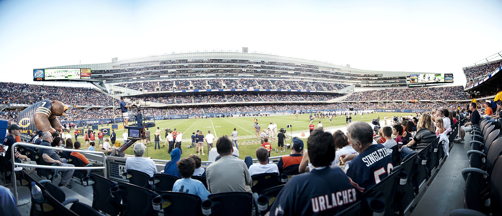 Soldier Field in Chicago, home of the Chicago Bears