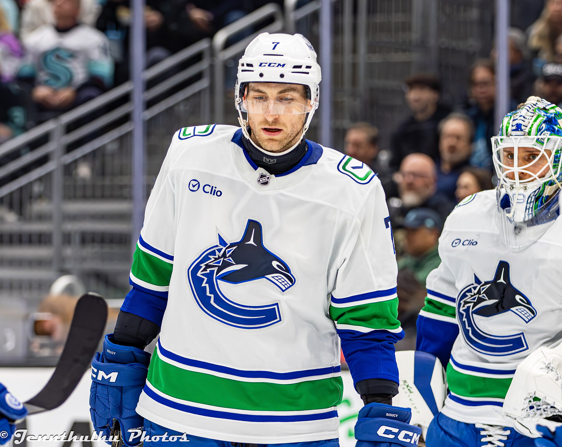 A Vancouver Canucks player (file photo)