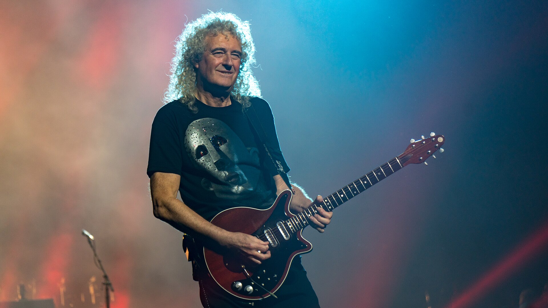 Queen and Adam Lambert performing at The O2 in London