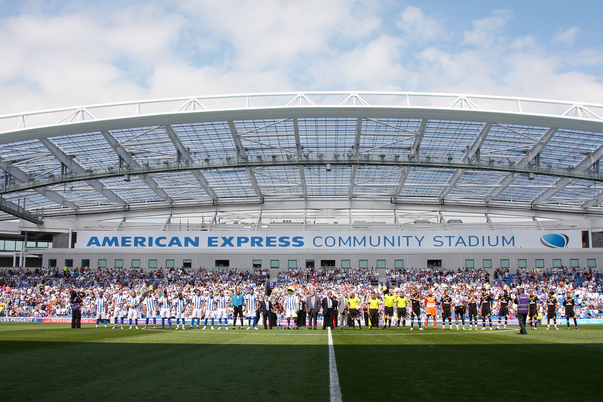 The Amex Stadium in Brighton, home of Brighton & Hove Albion, file photo