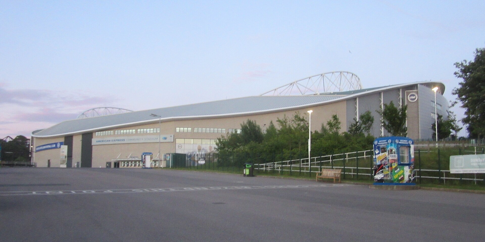The Amex Stadium in Brighton, home of Brighton & Hove Albion, file photo