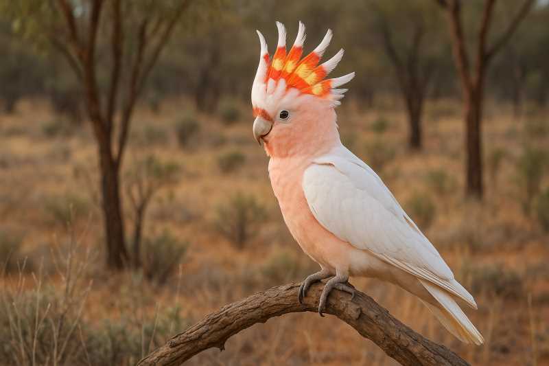 A pink cockatoo — the bird at the center of Brisbane 2032's Olympic emblem, revealed early after the Games' own YouTube channel leaked the design.