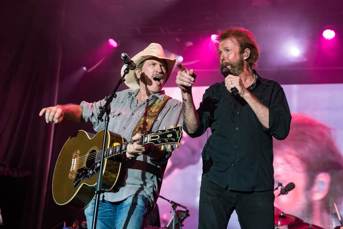 Brooks and Dunn performing live