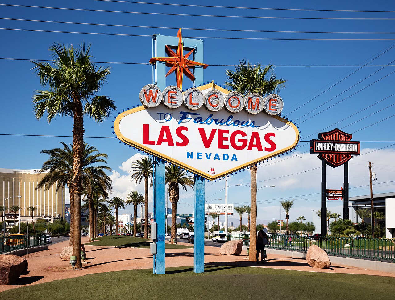 The Welcome to Fabulous Las Vegas sign (file photo)
