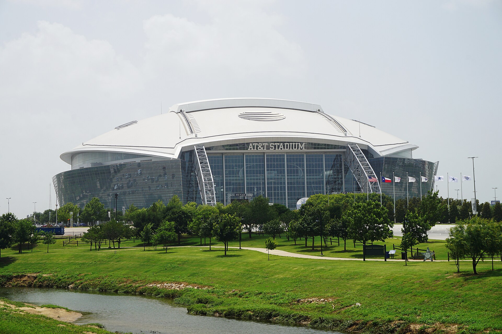 AT&T Stadium in Arlington, Texas, home of the Dallas Cowboys.