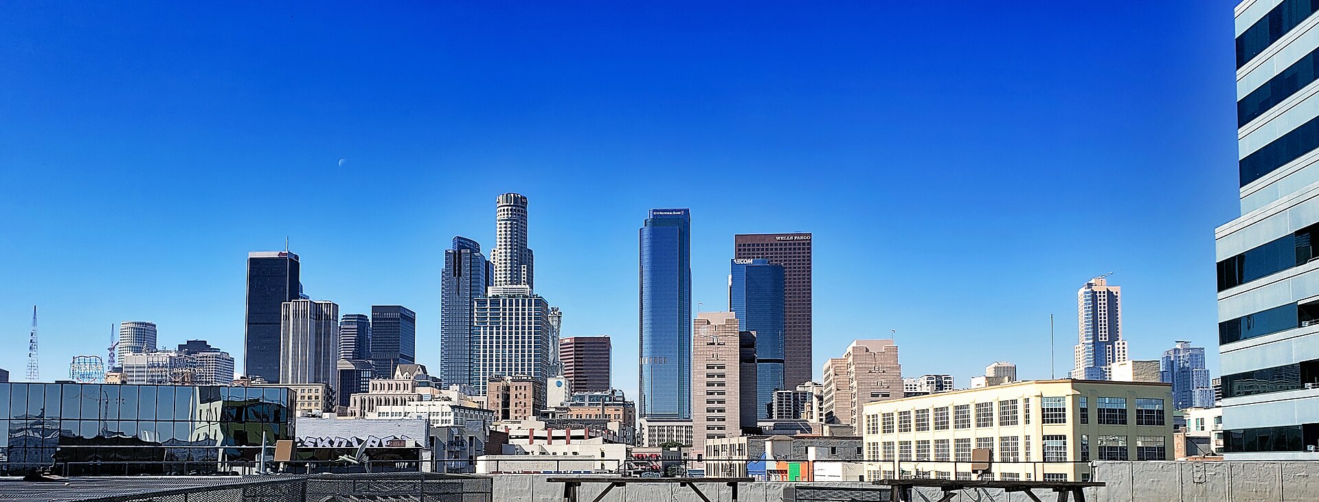 Downtown Los Angeles at night, file photo