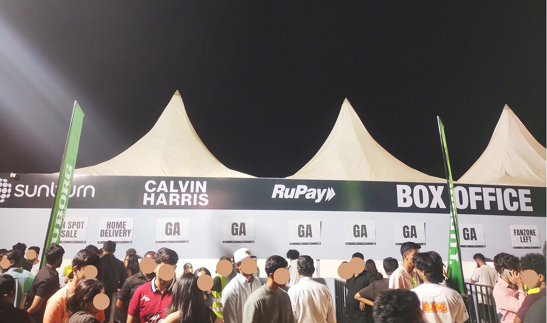 Calvin Harris performing live in Bengaluru in 2026