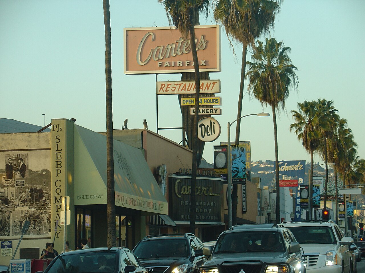 Canter's Deli on Fairfax Avenue in Los Angeles