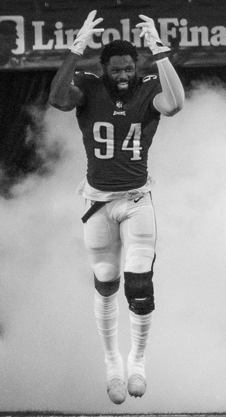 Josh Sweat during his time with the Philadelphia Eagles; he signed with the Arizona Cardinals in March 2025