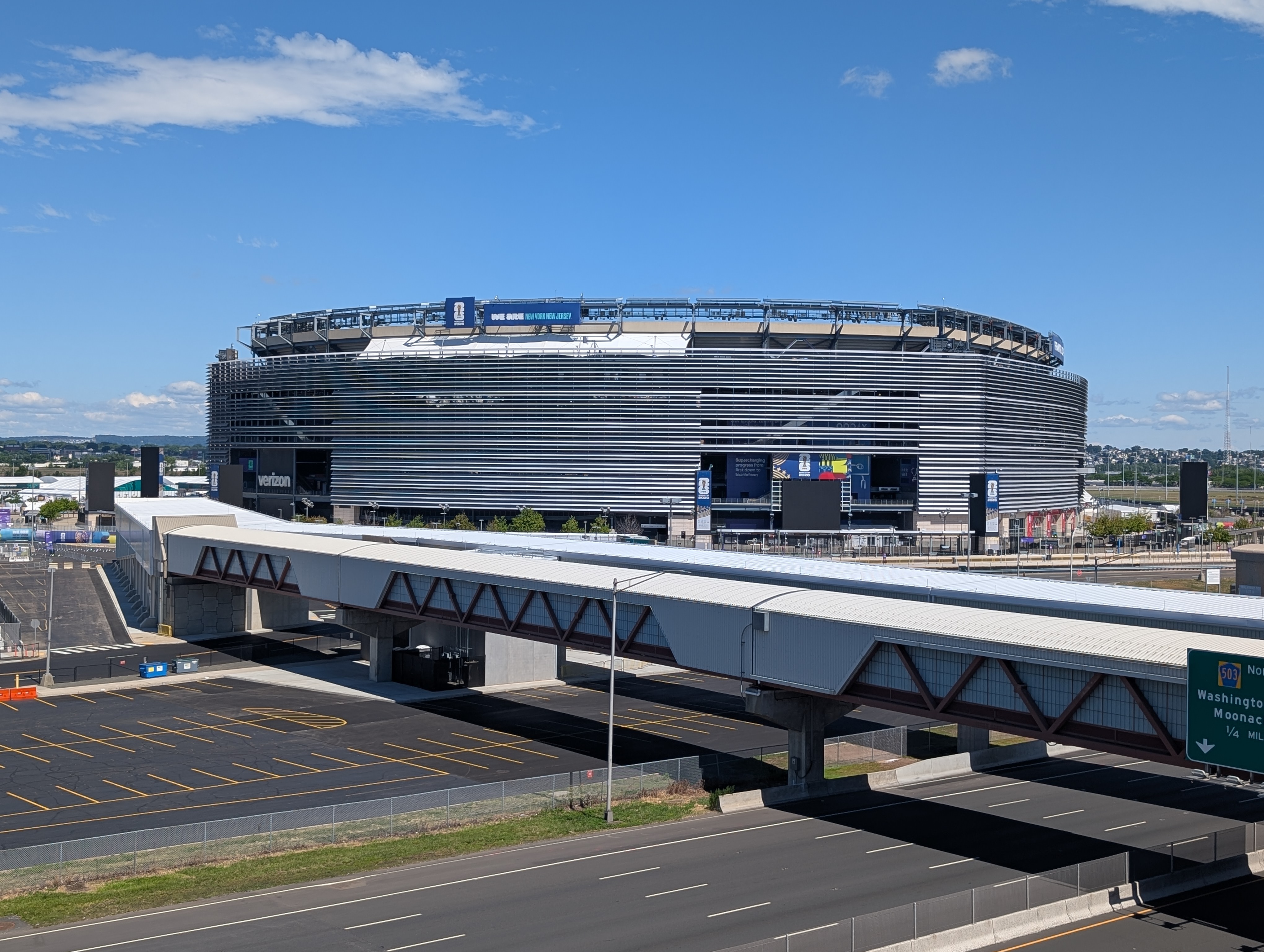 MetLife Stadium in East Rutherford, New Jersey, site of Sunday's Cardinals-Giants game