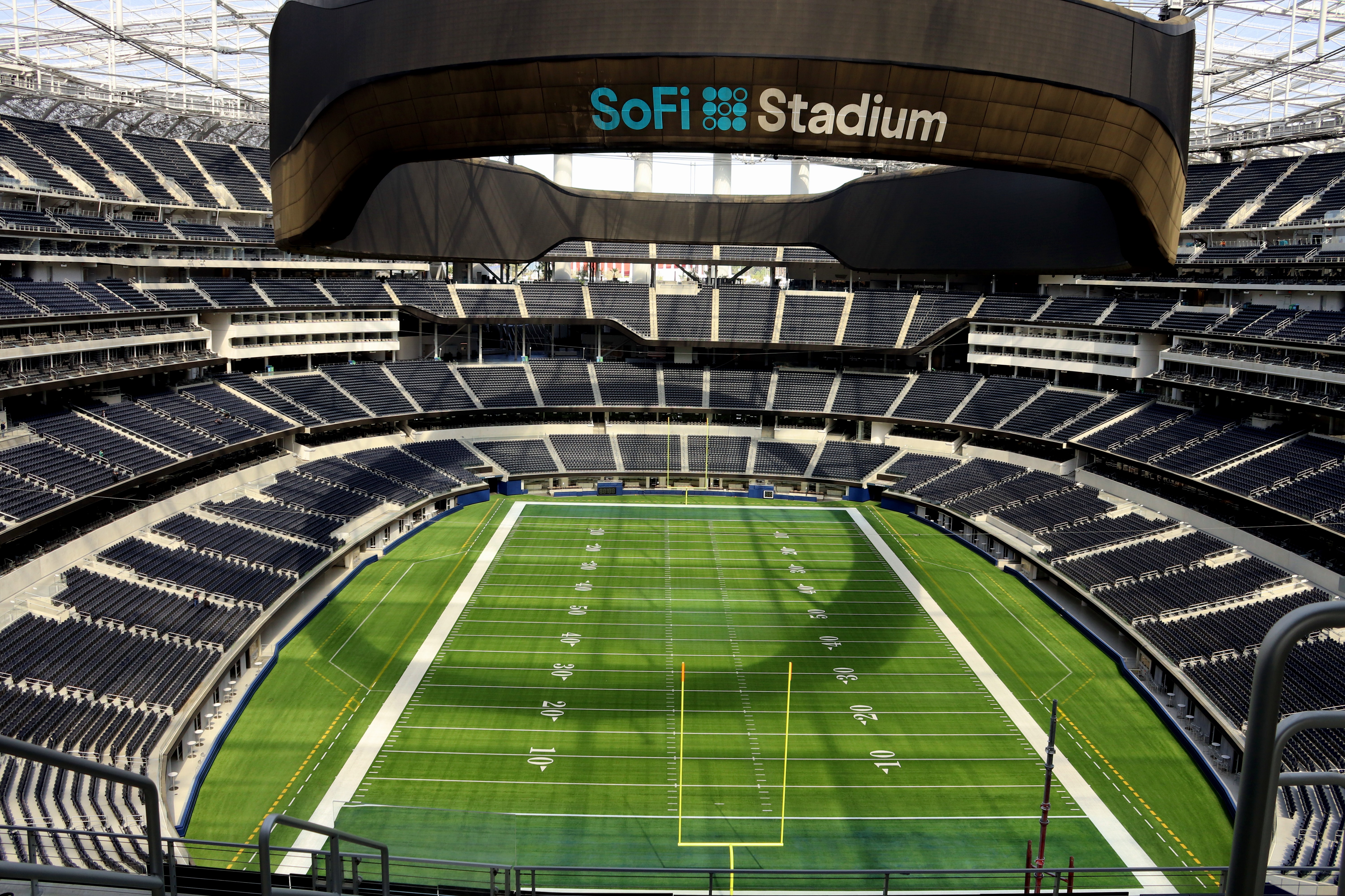 SoFi Stadium in Inglewood, California, home of the Los Angeles Rams (file photo)