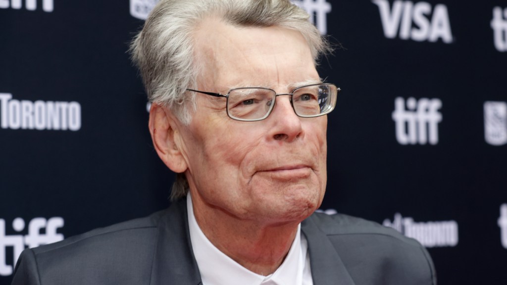 Stephen King photographed at a public event