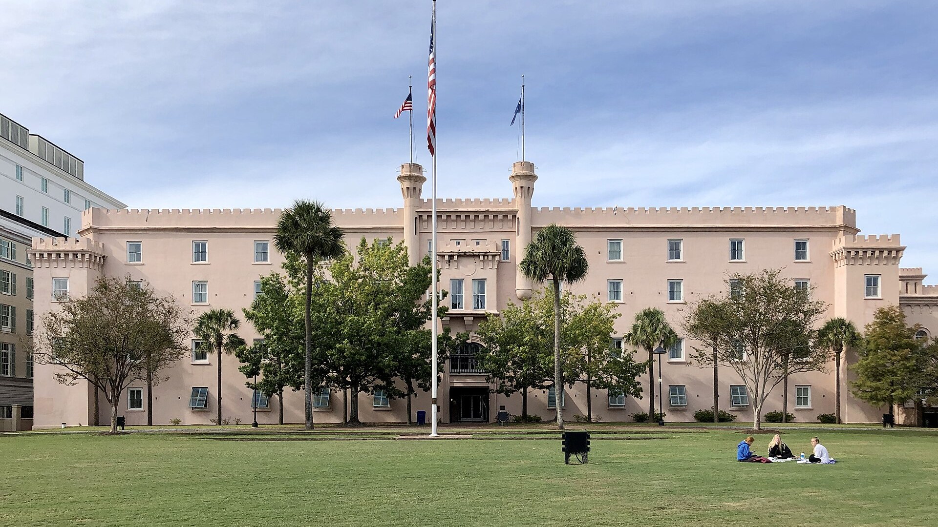 The Citadel in Charleston, South Carolina, where the Celtics are holding training camp