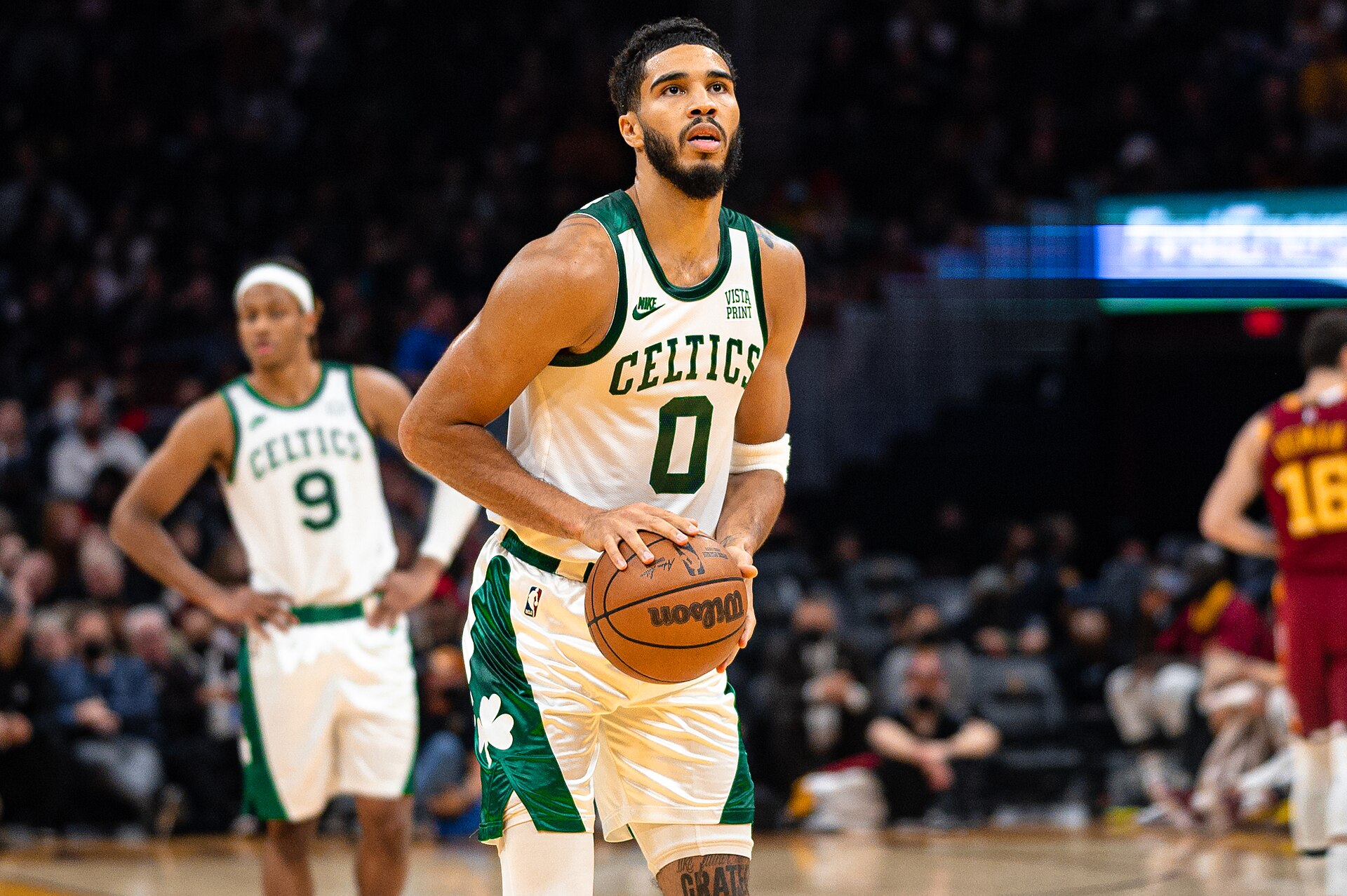 Jayson Tatum and the Boston Celtics at TD Garden (file photo)